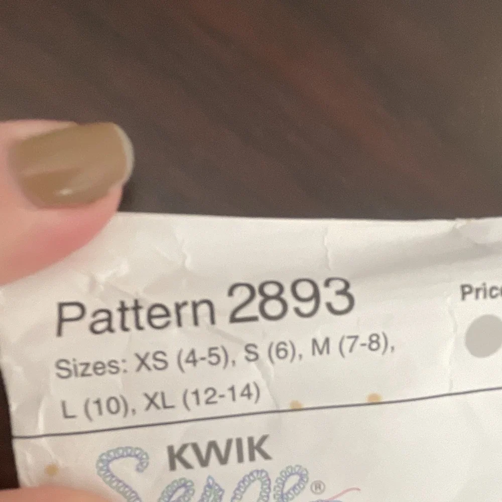 Kwik Sew‎ 2893 Girls Shirt Sewing Pattern Raglan Hoodie XS-XL 2893